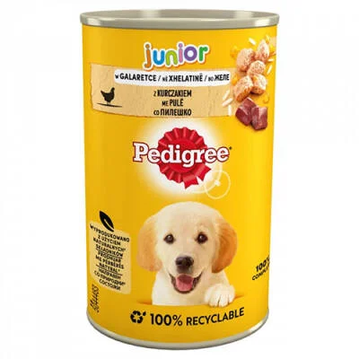 Puppy Tavuklu Soslu Yavru Köpek Konservesi 6 Adet 400 Gr