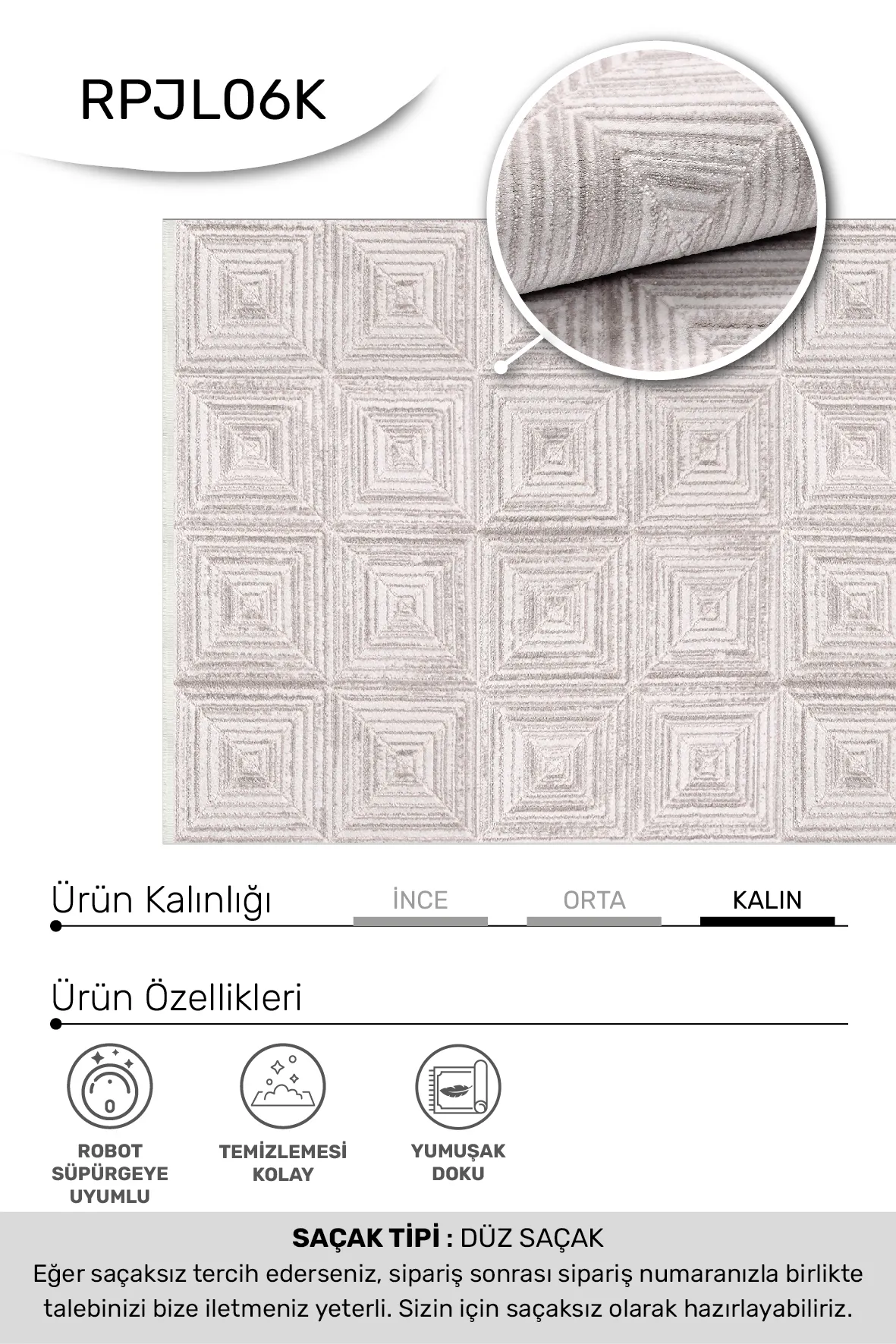 YoudayHomeCollection JALURA Model Halı 160X235