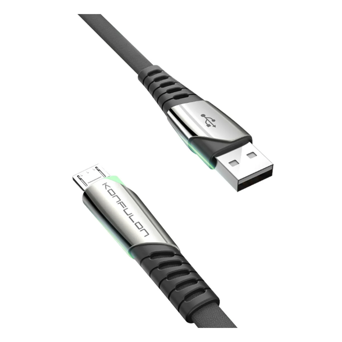 DC16 Micro USB Kablo 1M 2.4A - Siyah