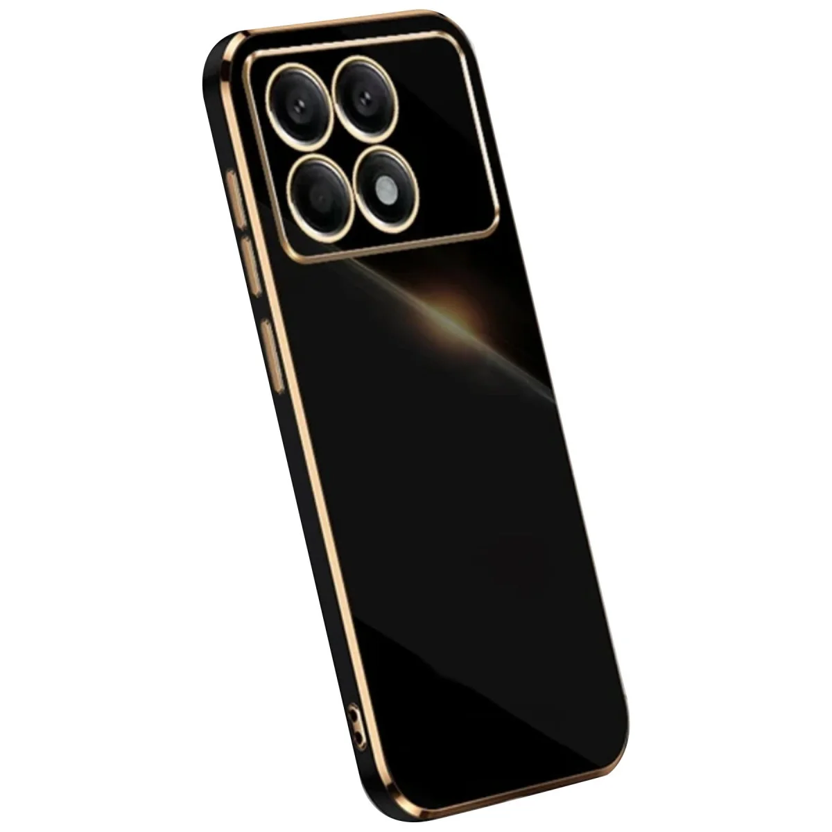 Poco X6 Pro Kılıf Volet Silikon - Siyah