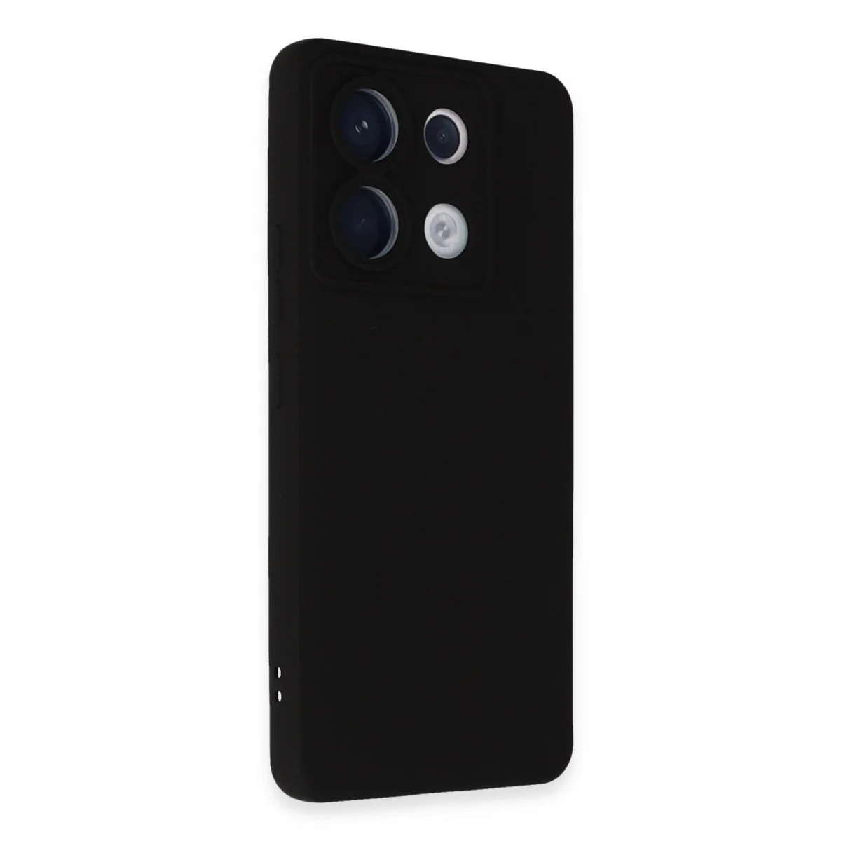 Redmi Note 13 Pro 5G Kılıf Nano içi Kadife Silikon - Siyah