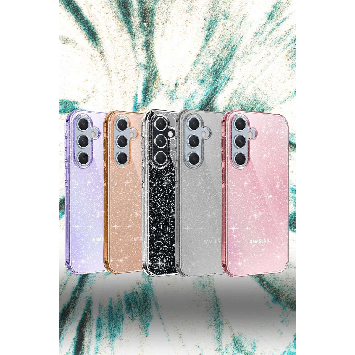 Galaxy A05 Kılıf Glow Kapak - Siyah