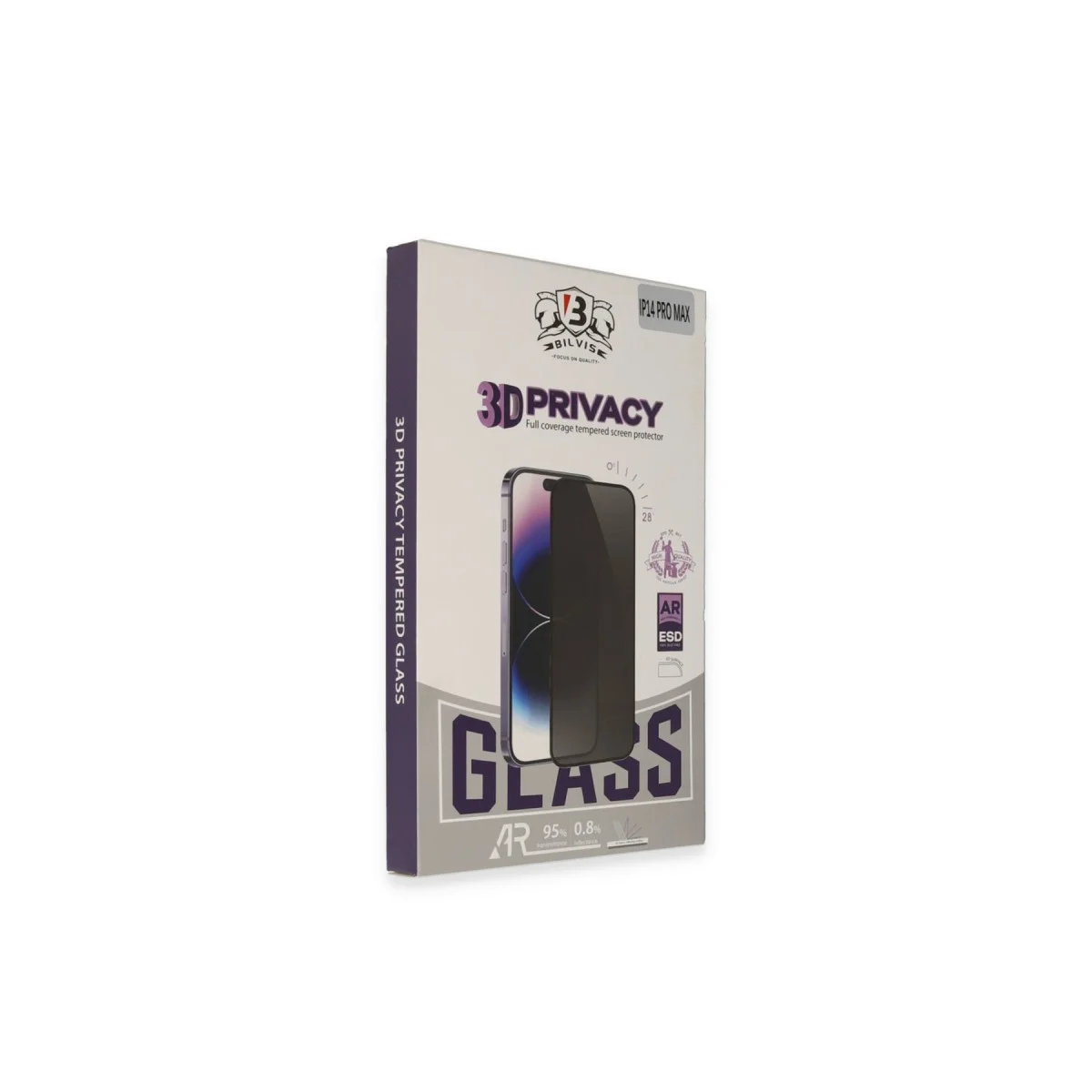 iPhone 16 Pro Max Bilvis 3D Hayalet Cam Ekran Koruyucu