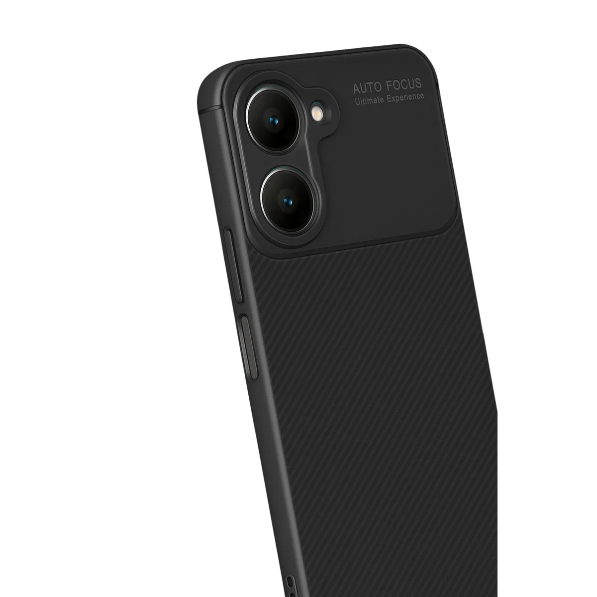 Y18 Kılıf Auto Focus Karbon Kapak - Siyah