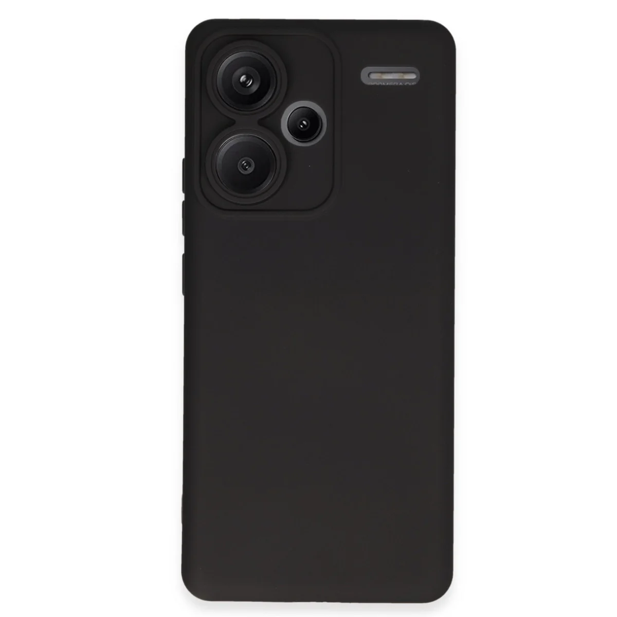 Redmi Note 13 Pro Plus Kılıf Nano içi Kadife Silikon - Siyah