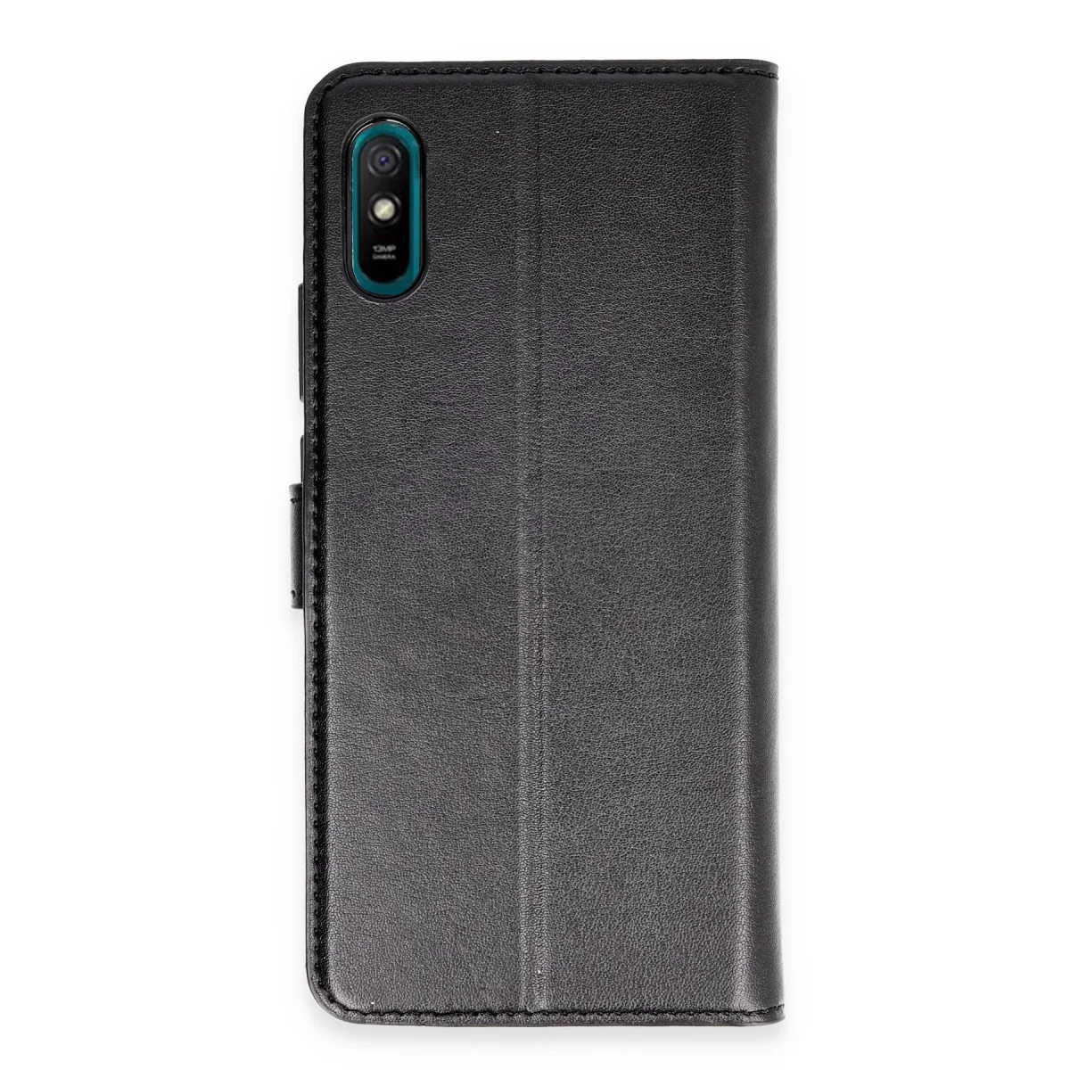 Redmi 9A Kılıf Trend S Plus Kapaklı Kılıf - Siyah