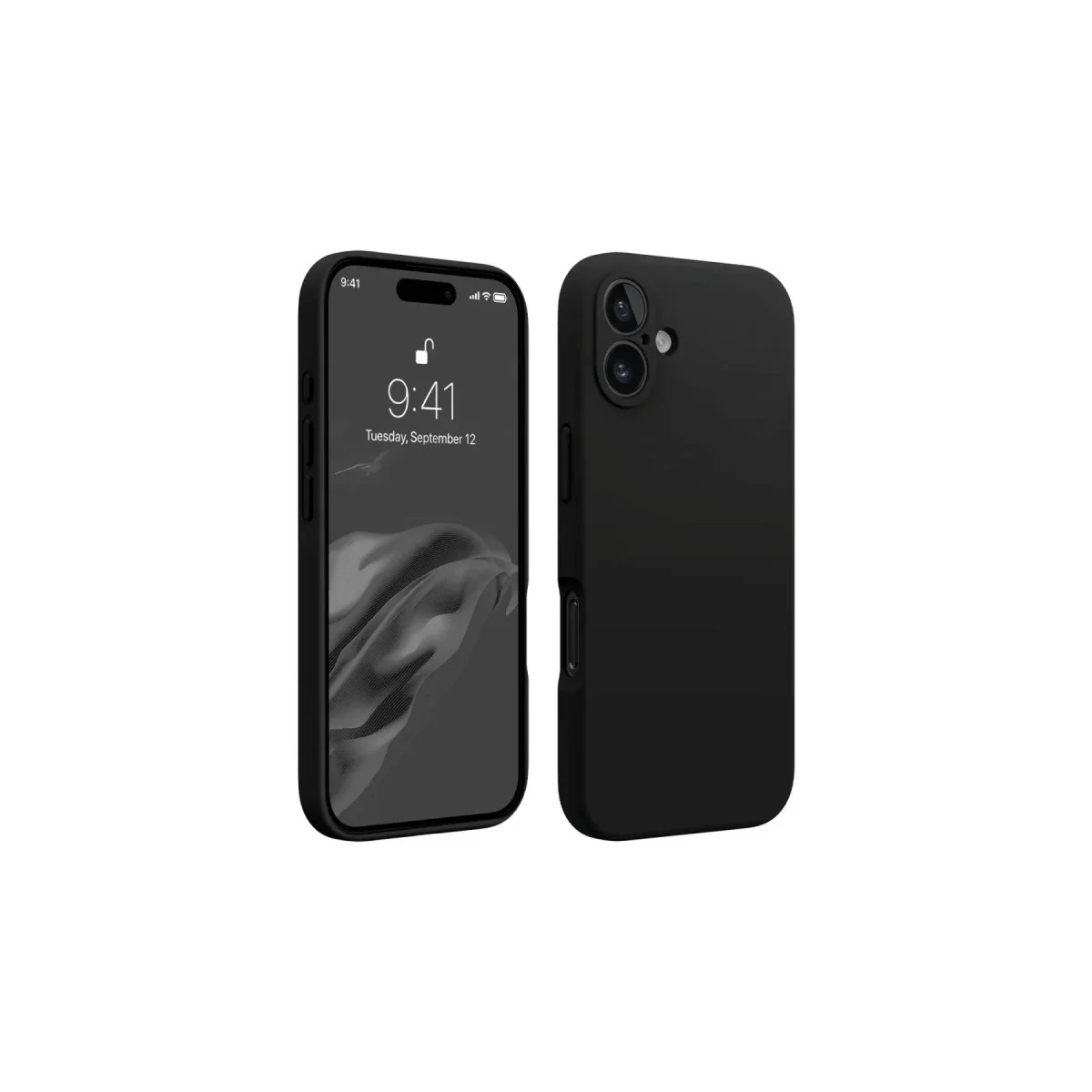 iPhone 16 Kılıf First Silikon - Siyah