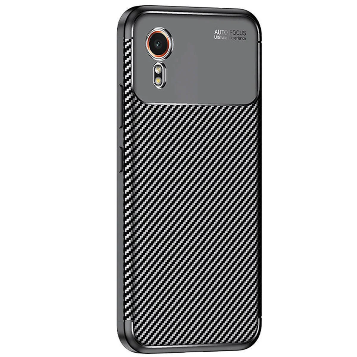 Galaxy XCover 7 Kılıf Auto Focus Karbon Kapak - Siyah