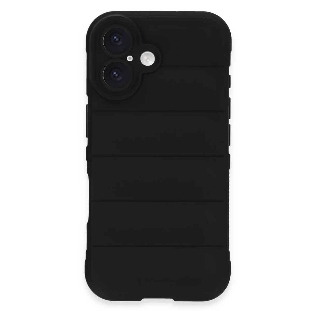 iPhone 16 Kılıf Optimum Silikon - Siyah