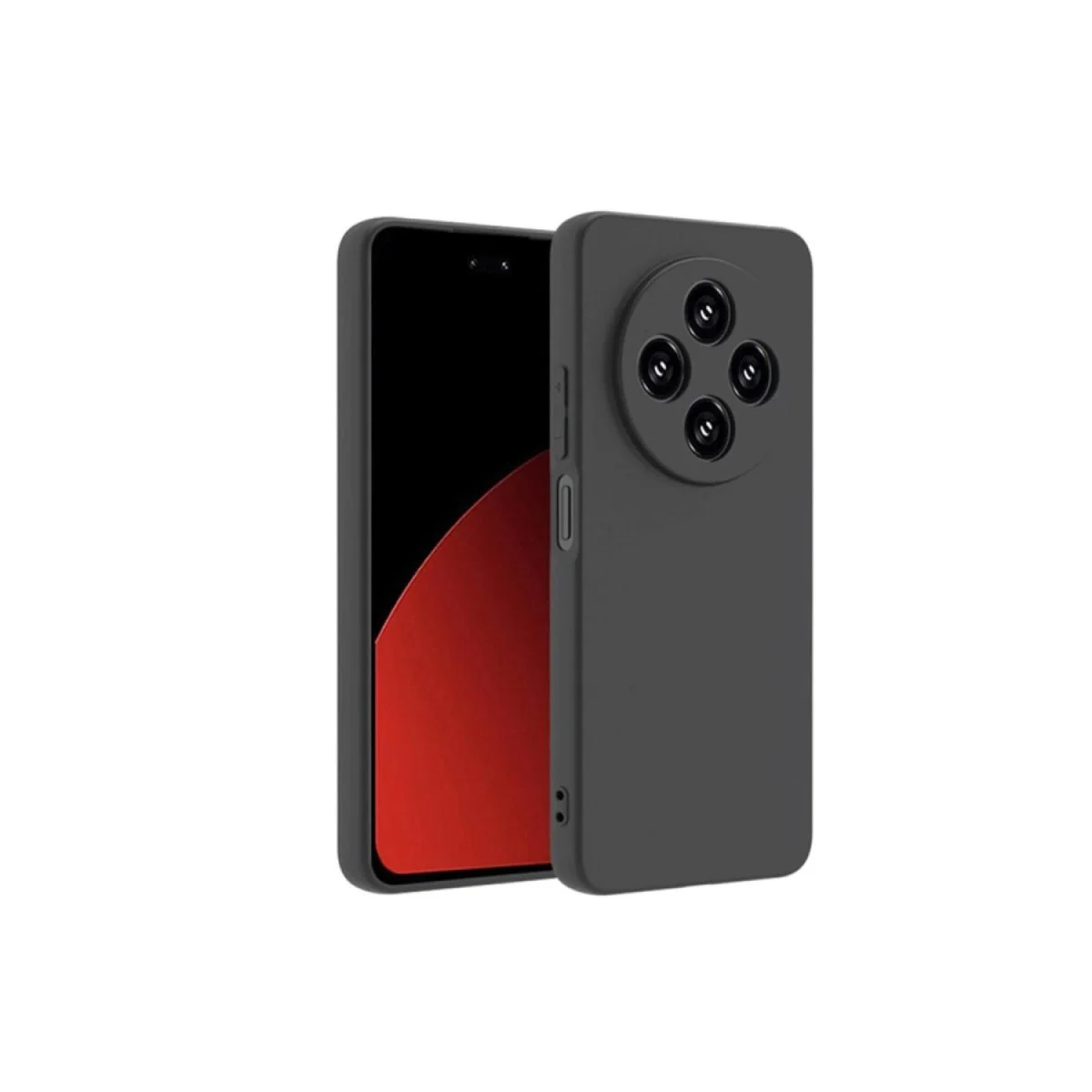 Redmi 14C Kılıf Nano içi Kadife Silikon - Siyah