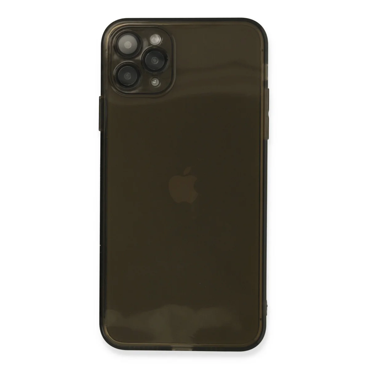 iPhone 11 Pro Max Kılıf Fly Lens Silikon - Siyah