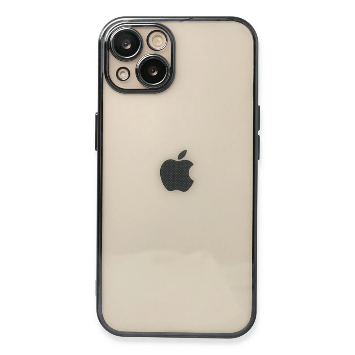 iPhone 13 Kılıf Razer Lensli Silikon - Siyah
