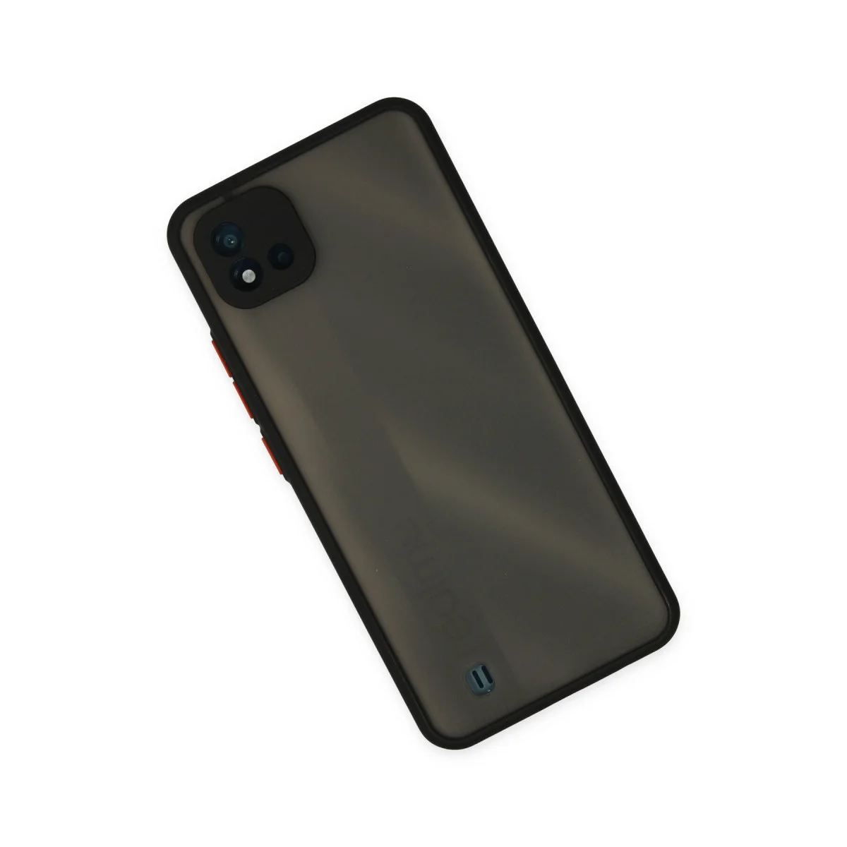 Realme C11 2021 Kılıf Montreal Silikon Kapak - Siyah