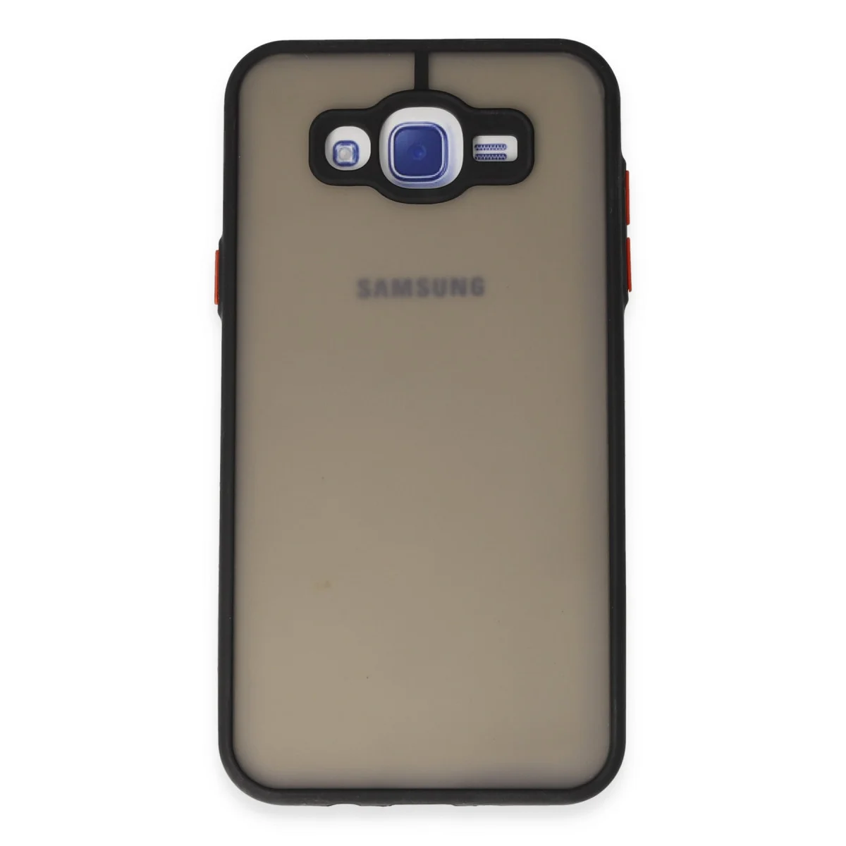 Galaxy J7 Kılıf Montreal Silikon Kapak - Siyah