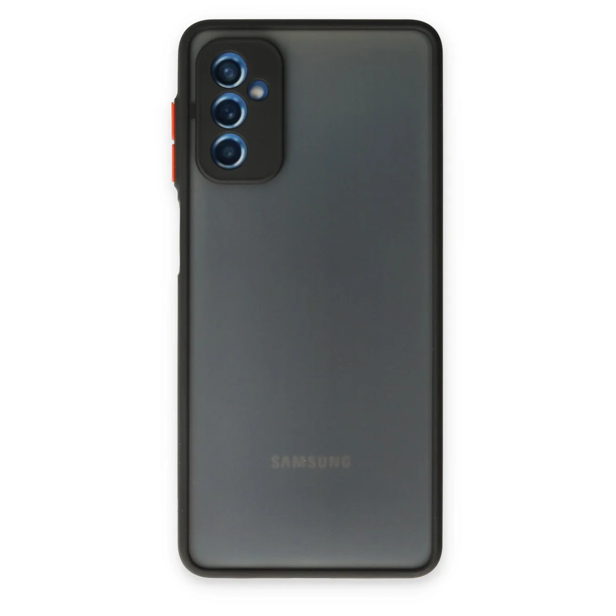 Galaxy M52 5G Kılıf Montreal Silikon Kapak - Siyah
