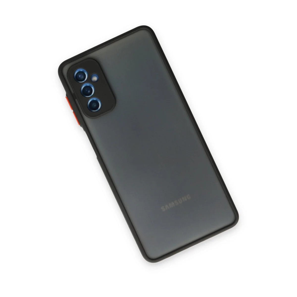 Galaxy M52 5G Kılıf Montreal Silikon Kapak - Siyah