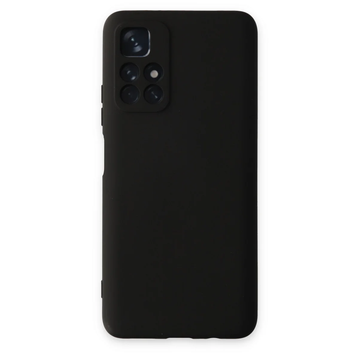 Redmi Note 11T Kılıf Nano içi Kadife Silikon - Siyah