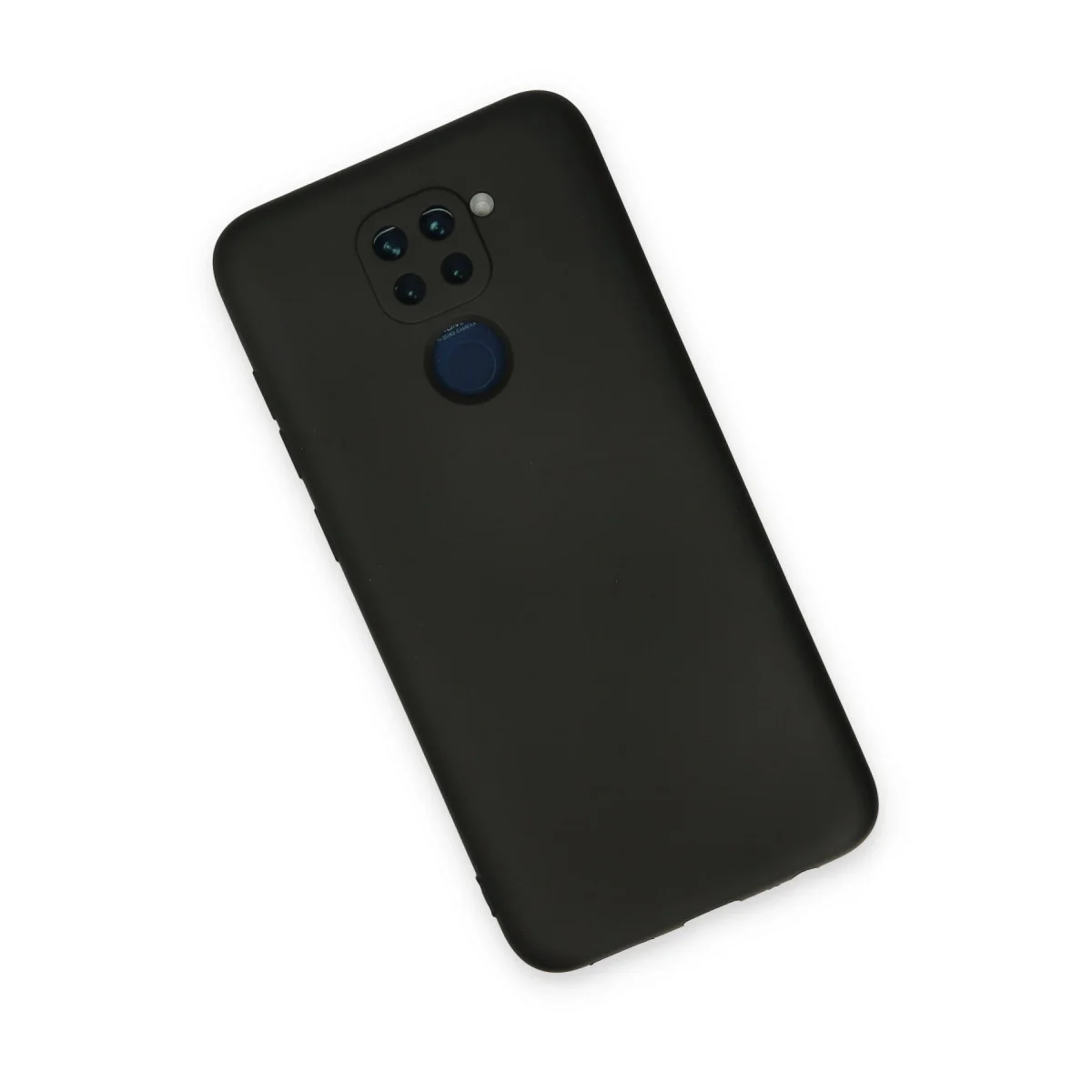 Redmi Note 9 Kılıf Nano içi Kadife Silikon - Siyah