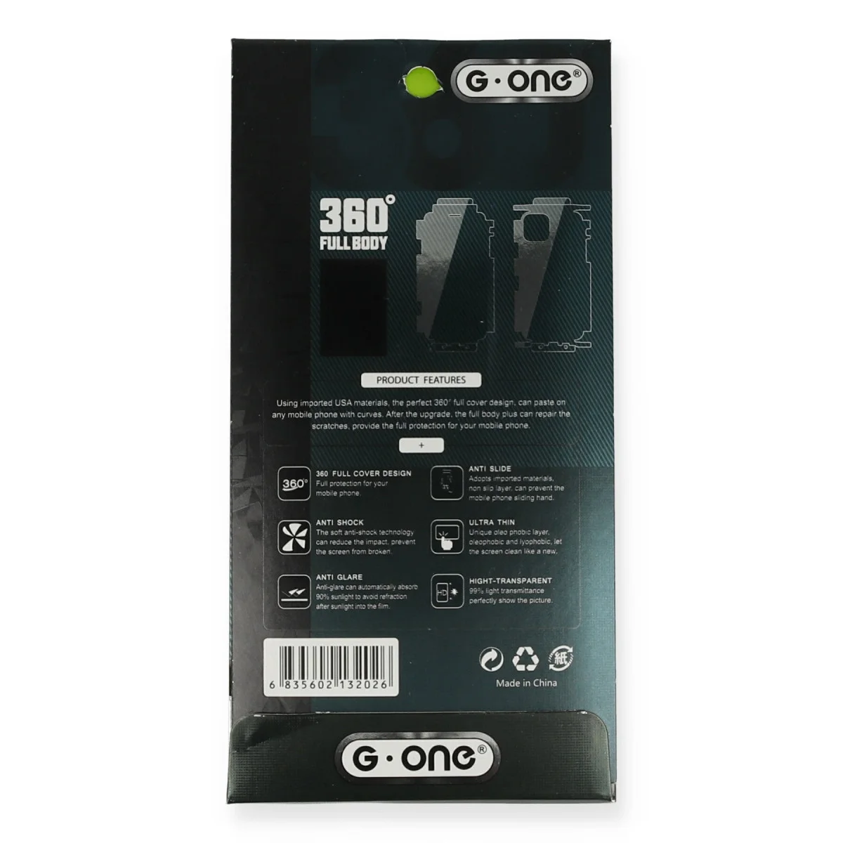 Galaxy S23 Plus 360 Mat Full Body Arka Koruyucu