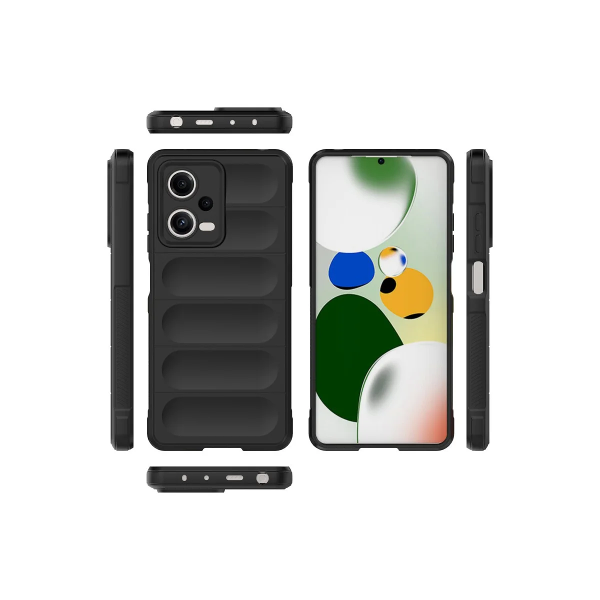 Poco X5 5G Kılıf Optimum Silikon - Siyah