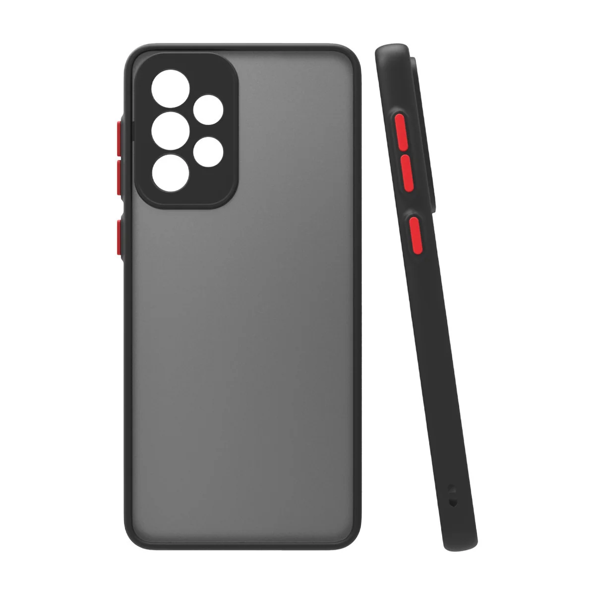 Galaxy A23 4G Kılıf Montreal Silikon Kapak - Siyah