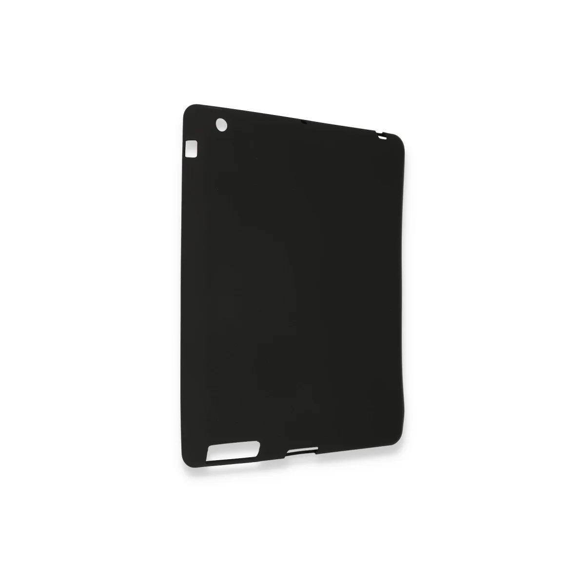 iPad 4 9.7 Kılıf Evo Tablet Silikon - Siyah