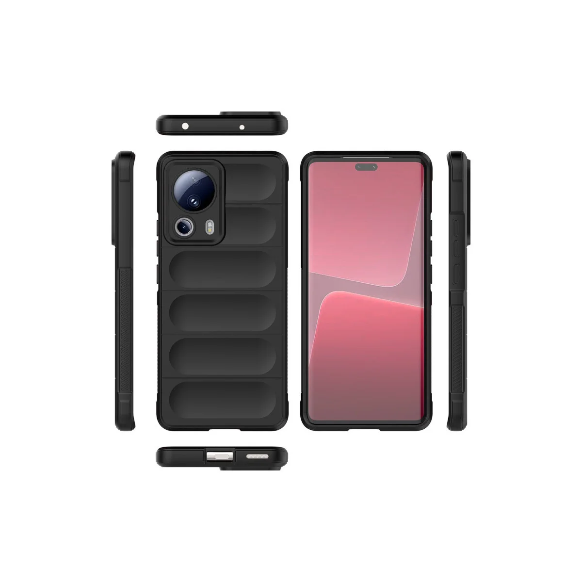 Mi 13 Lite Kılıf Optimum Silikon - Siyah