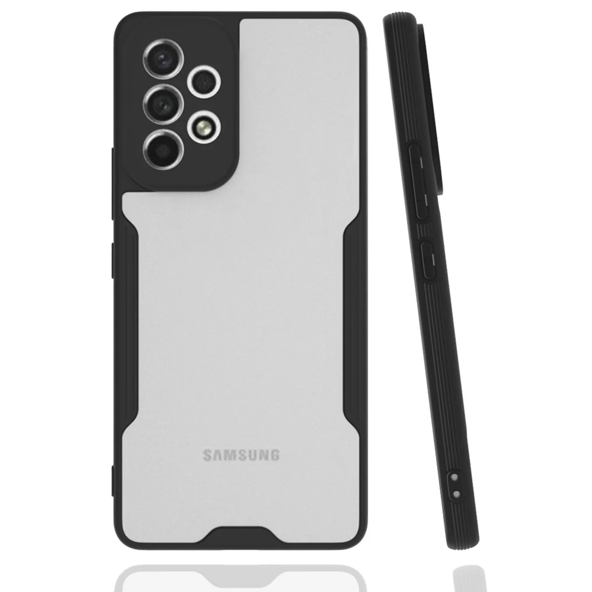 Galaxy A33 5G Kılıf Platin Silikon - Siyah
