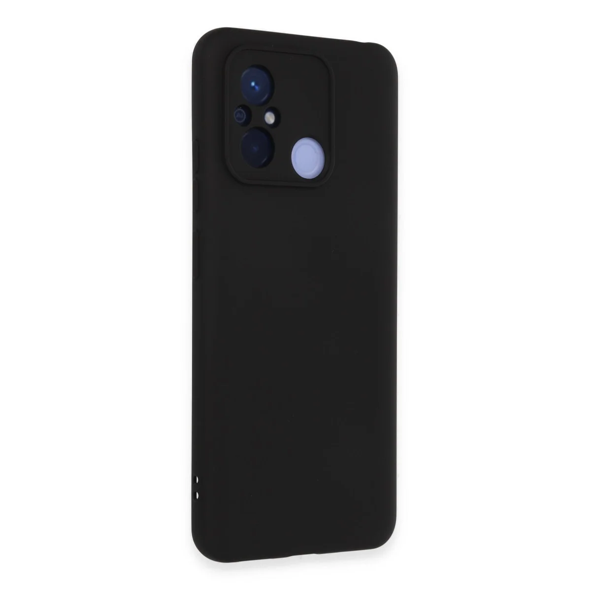 Redmi 12C Kılıf Nano içi Kadife Silikon - Siyah
