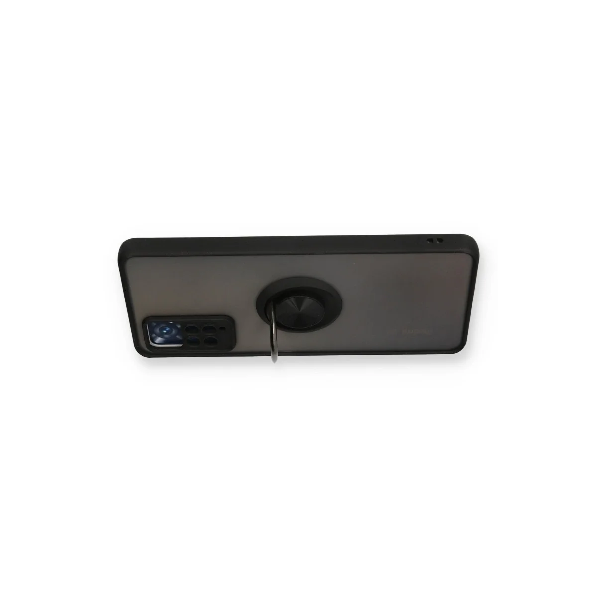 Redmi Note 11 Pro Kılıf Montreal Yüzüklü Silikon Kapak - Siyah