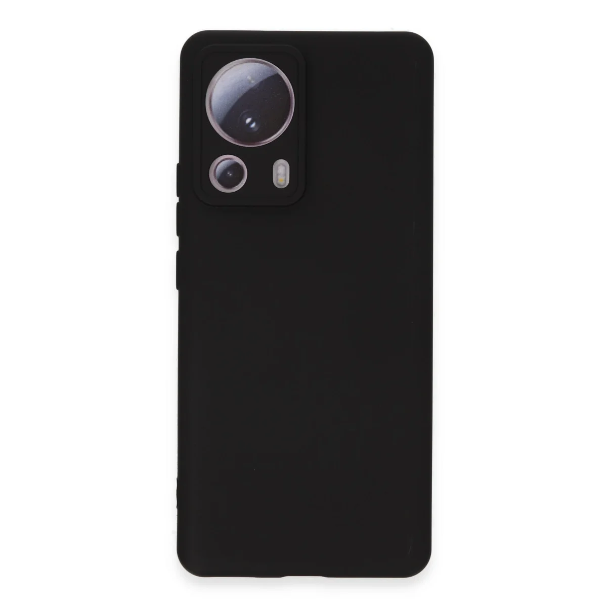 Mi 13 Lite Kılıf Nano içi Kadife Silikon - Siyah