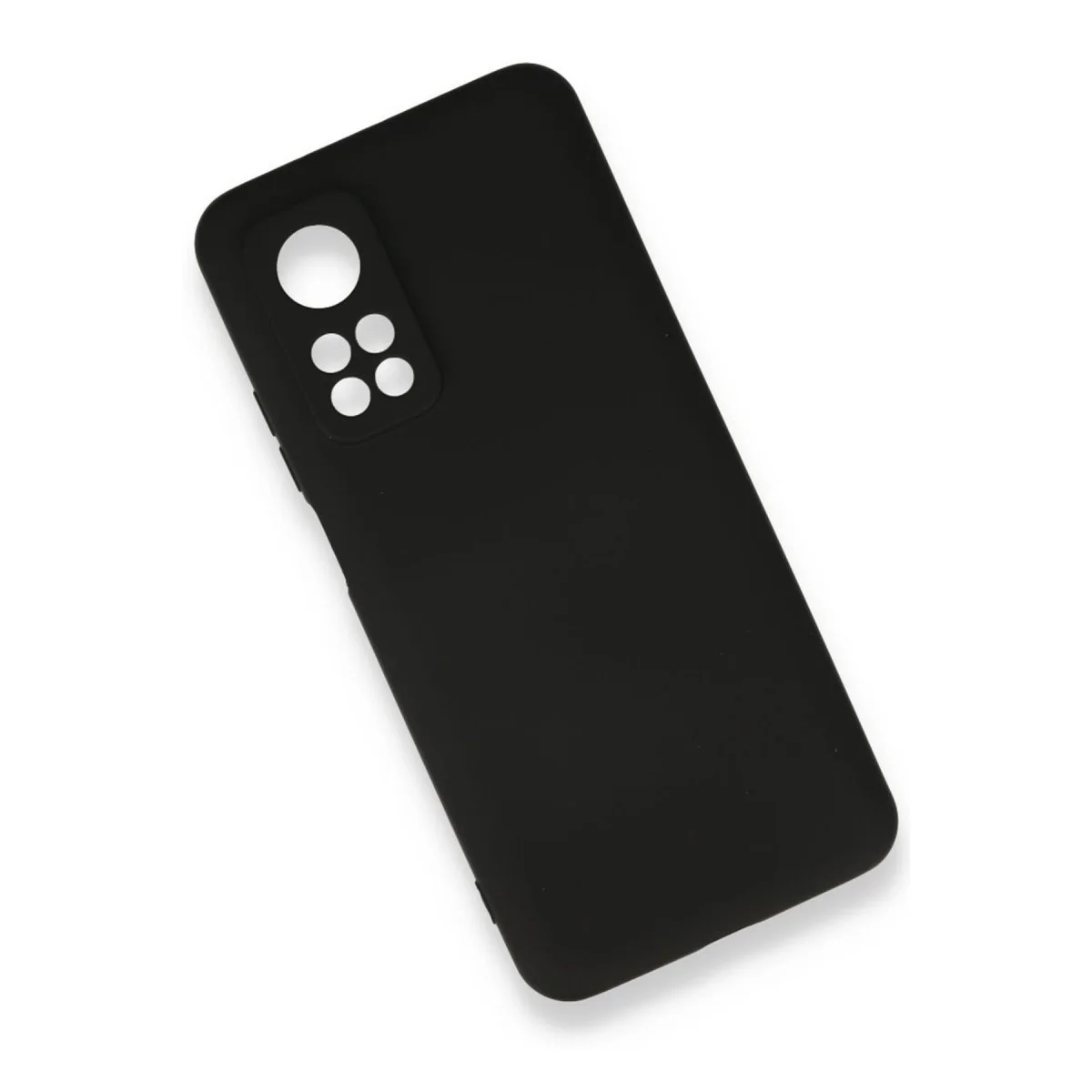Mi 10T Kılıf Nano içi Kadife Silikon - Siyah