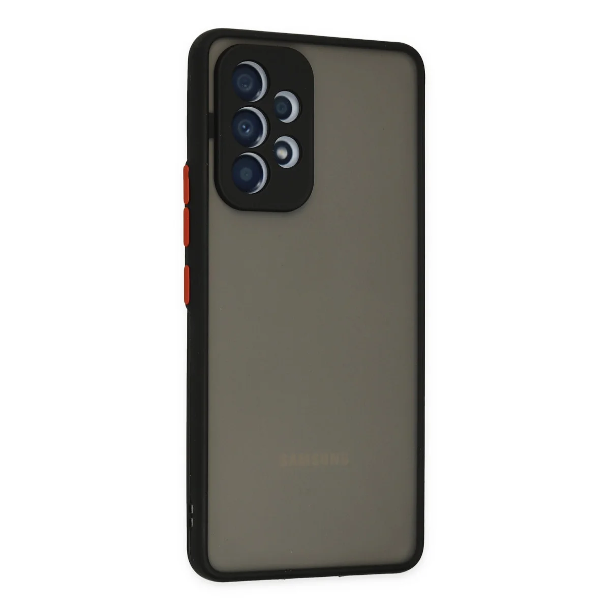 Galaxy A73 5G Kılıf Montreal Silikon Kapak - Siyah