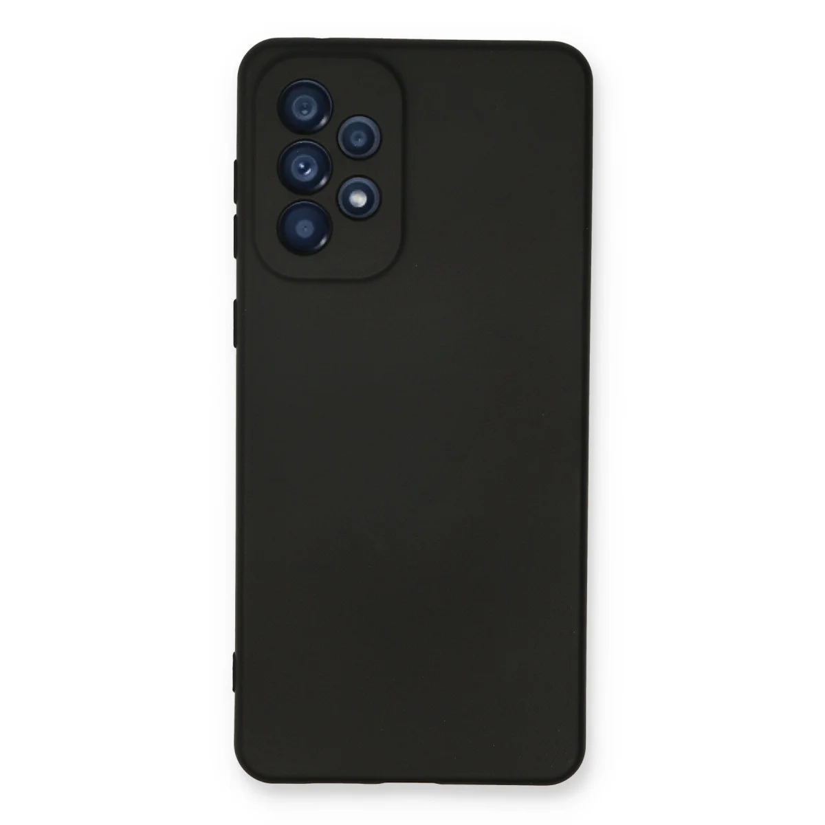 Galaxy A53 5G Kılıf Nano içi Kadife Silikon - Siyah