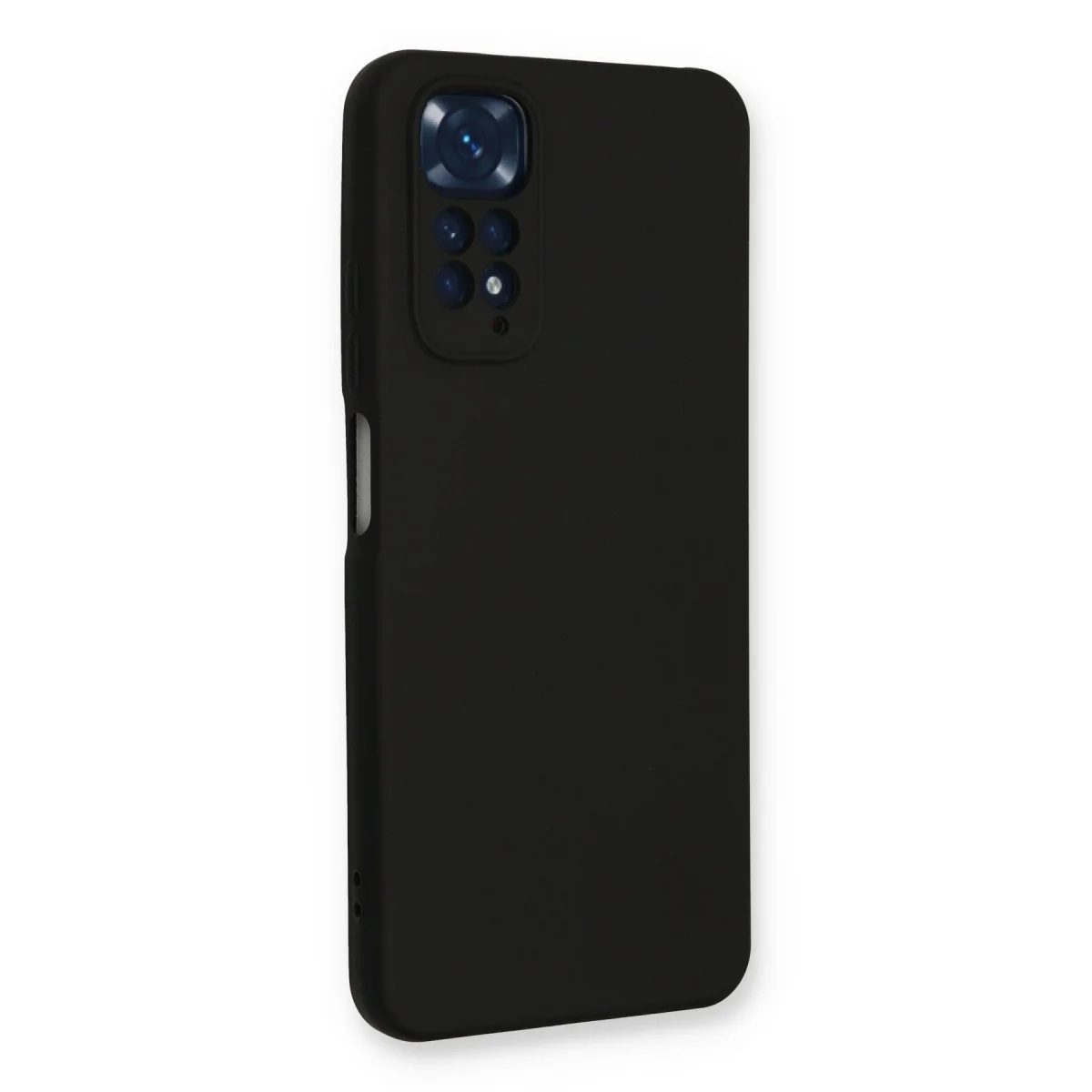 Redmi Note 11 Kılıf Nano içi Kadife Silikon - Siyah