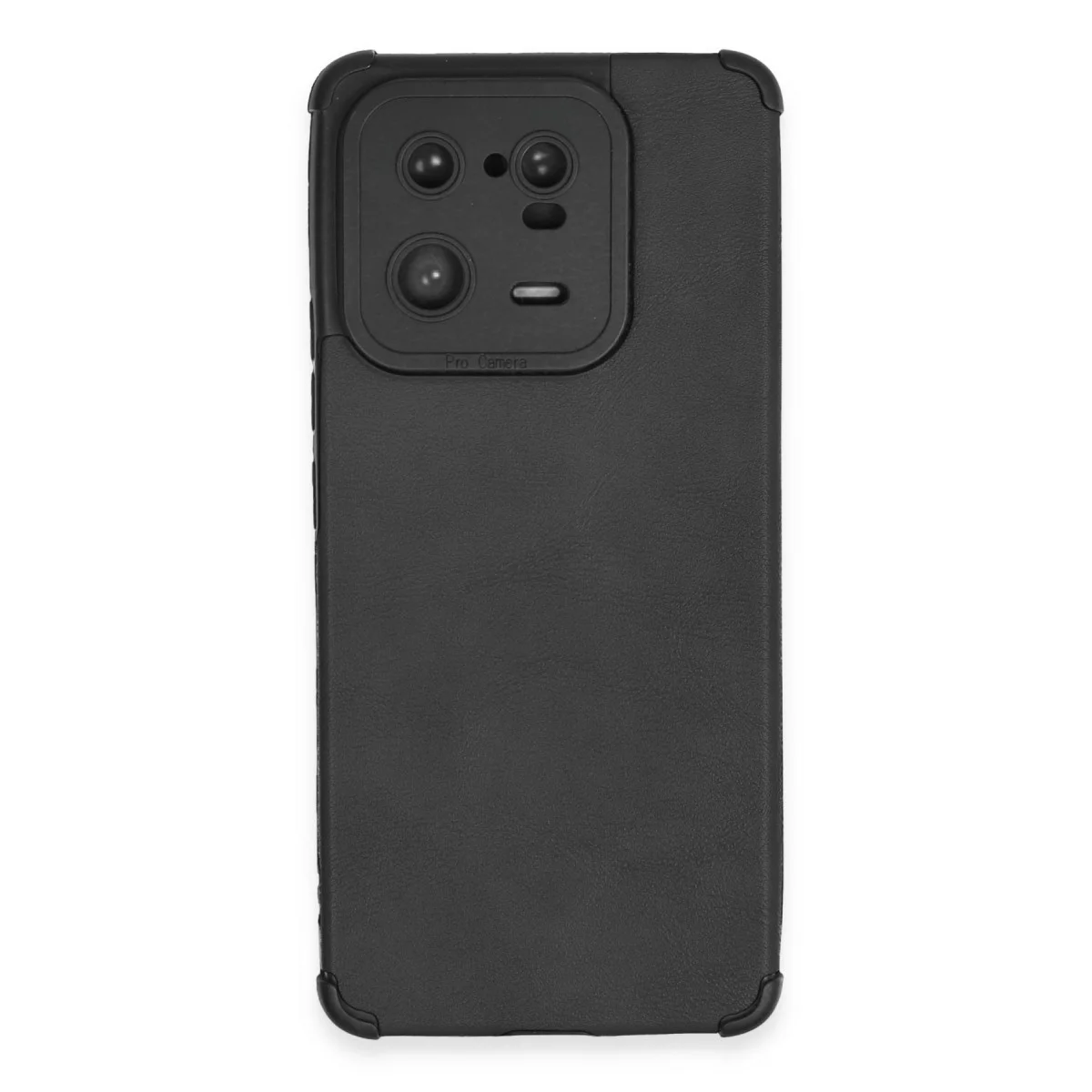 Mi 13 Pro Kılıf Loop Deri Silikon - Siyah