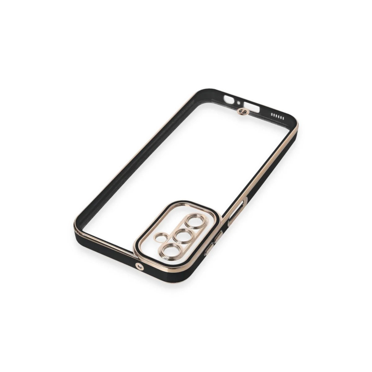 Galaxy A14 4G Kılıf Liva Lens Silikon - Siyah