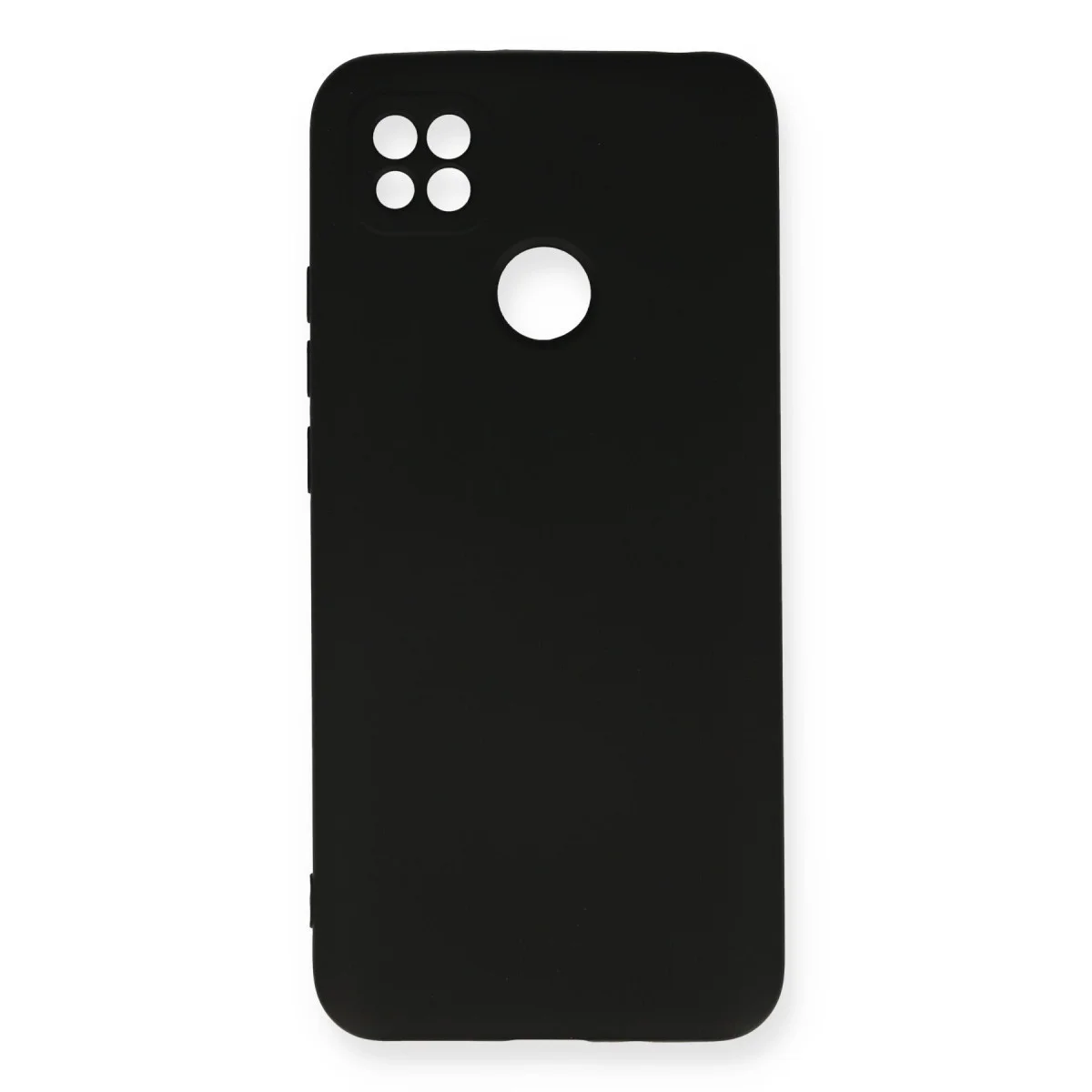 Redmi 9C Kılıf Nano içi Kadife Silikon - Siyah