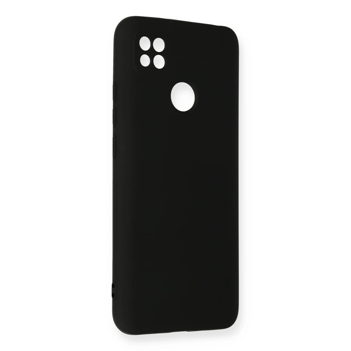 Redmi 9C Kılıf Nano içi Kadife Silikon - Siyah