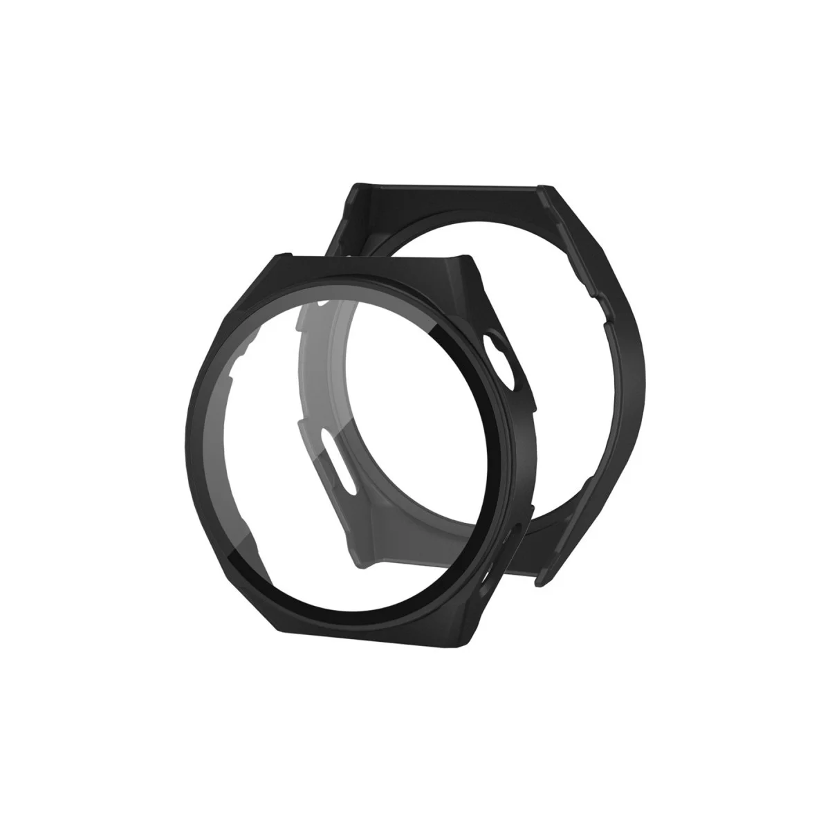 Watch GT3 42mm Dota Camlı Kasa Ekran Koruyucu - Siyah