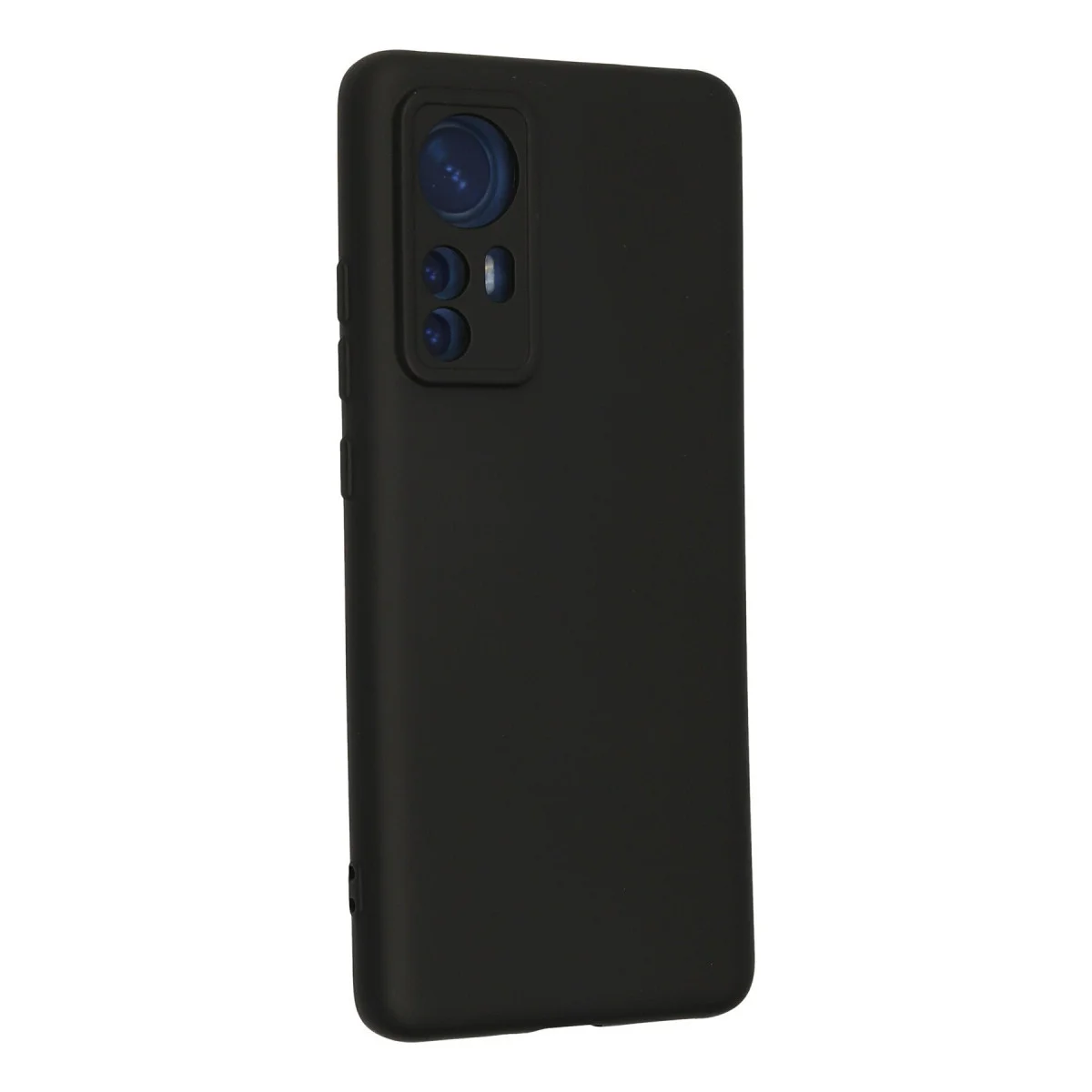 Mi 12 Kılıf Nano içi Kadife Silikon - Siyah
