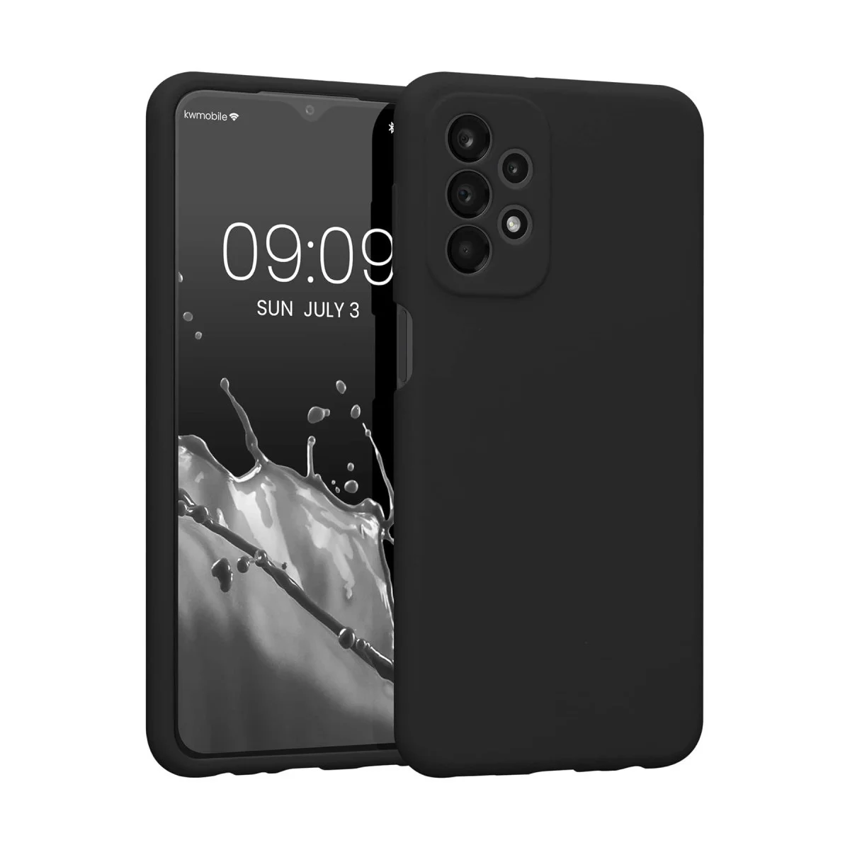 Galaxy A73 5G Kılıf First Silikon - Siyah