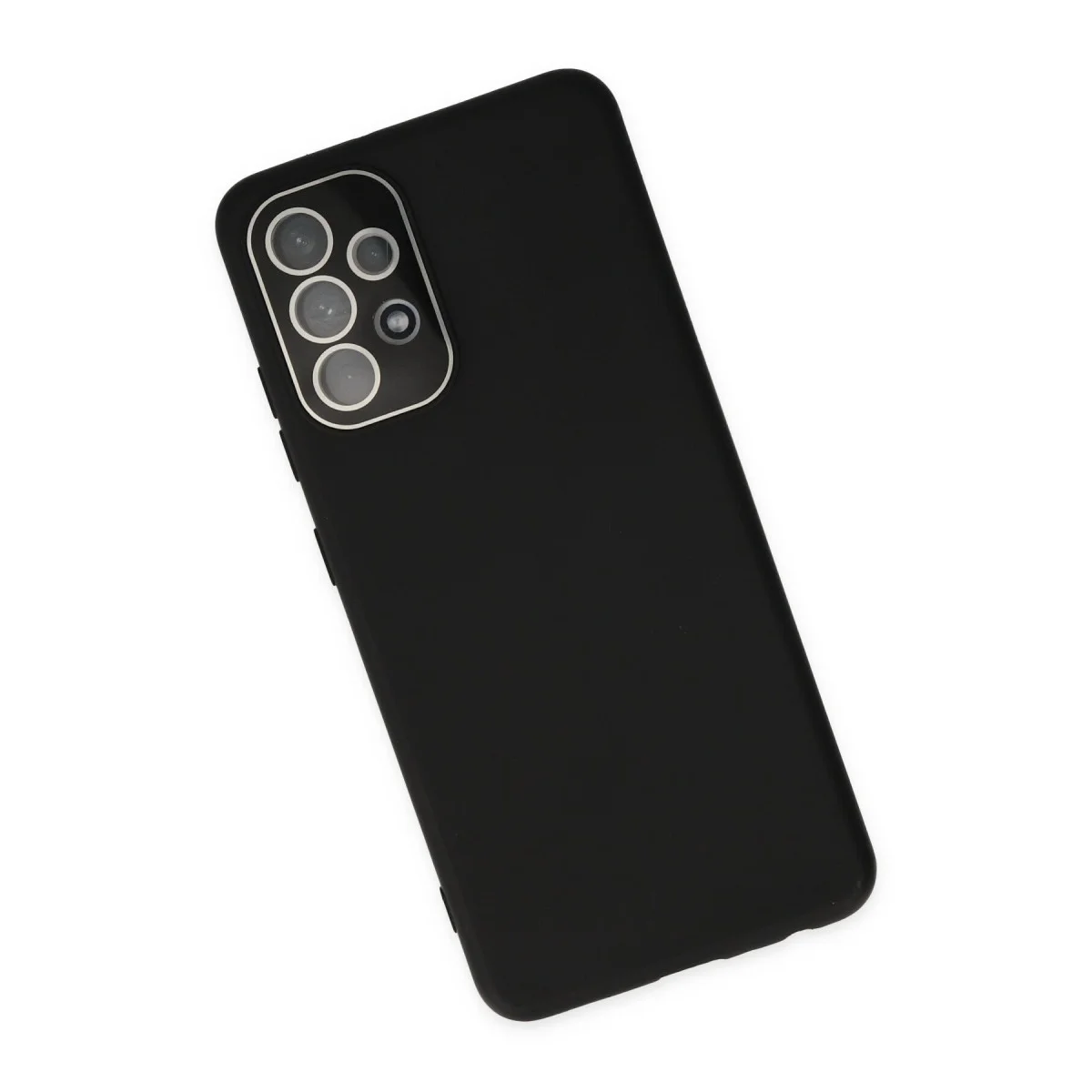 Galaxy A33 5G Kılıf Lansman Glass Kapak - Siyah