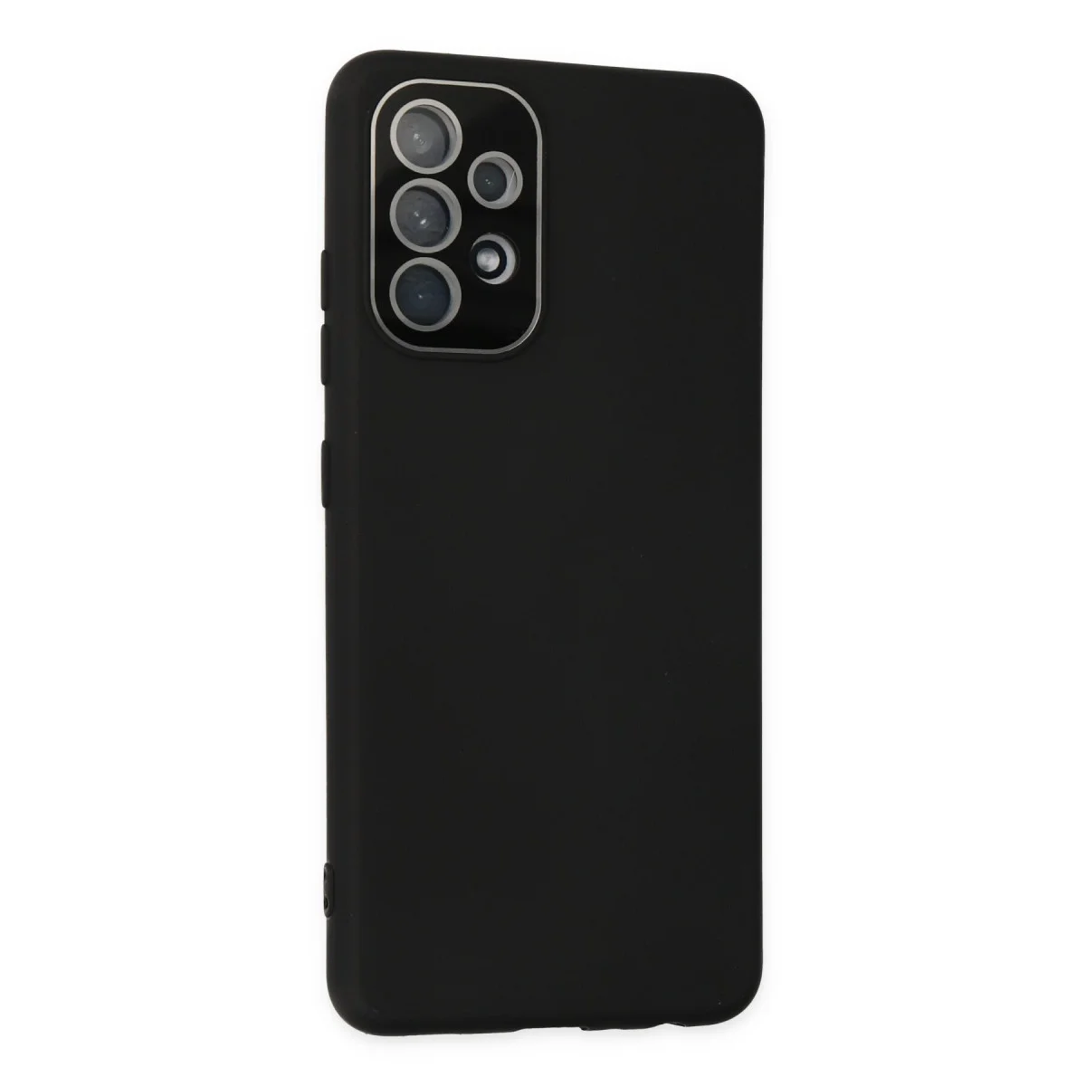 Galaxy A53 5G Kılıf Lansman Glass Kapak - Siyah
