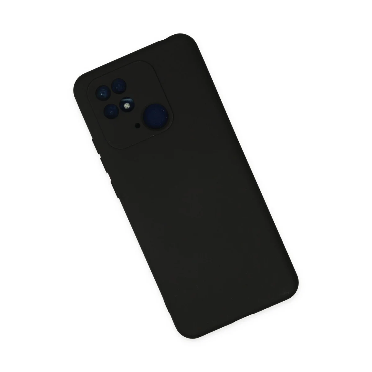 Redmi 10C Kılıf Nano içi Kadife Silikon - Siyah