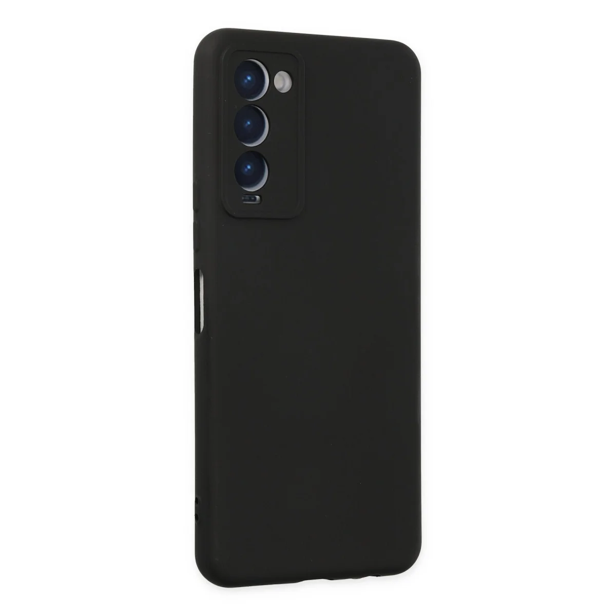 Camon 18 Kılıf Nano içi Kadife Silikon - Siyah