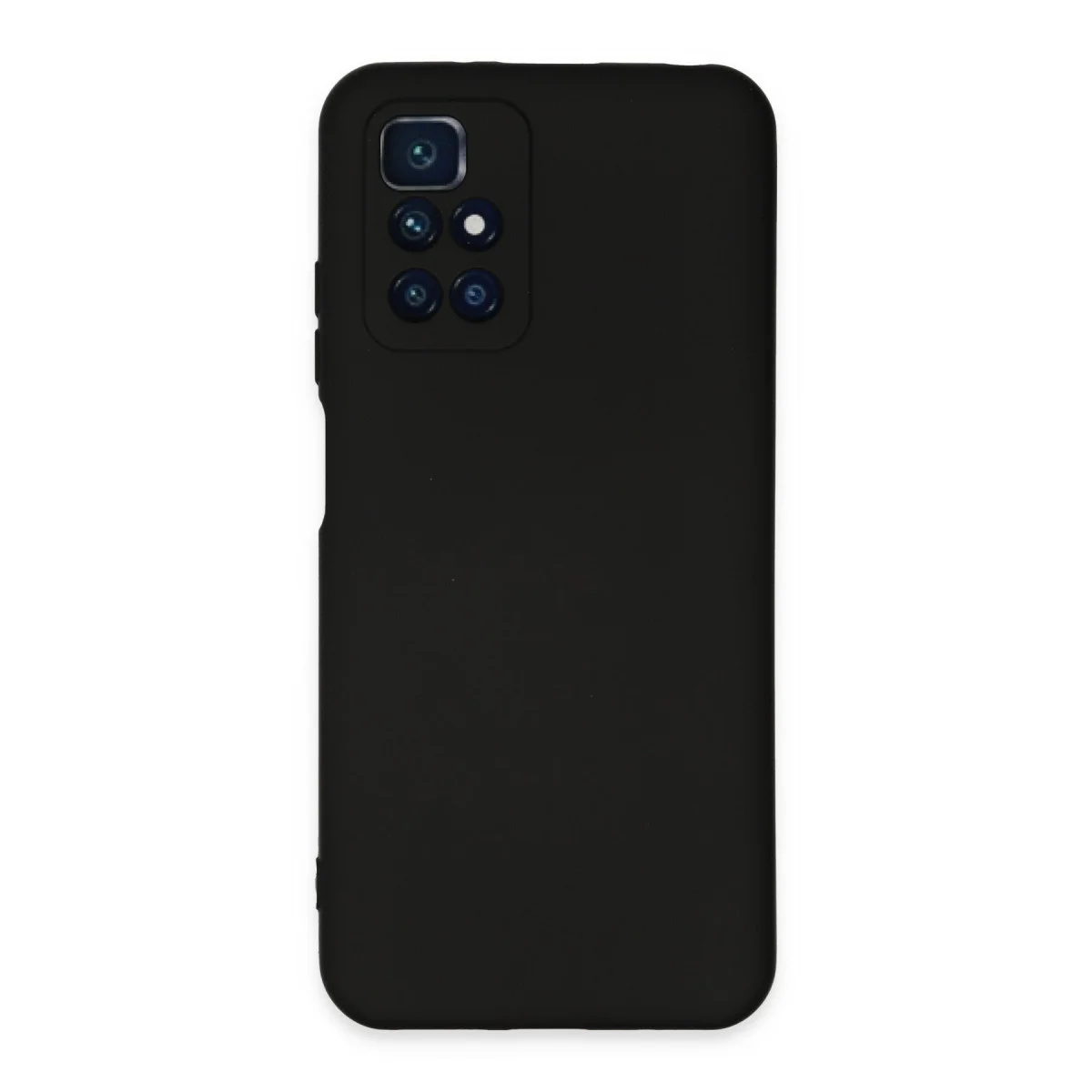 Redmi 10 2022 Kılıf Nano içi Kadife Silikon - Siyah
