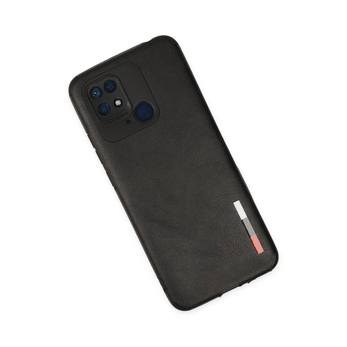 Redmi 10C Kılıf Loop Deri Silikon - Siyah