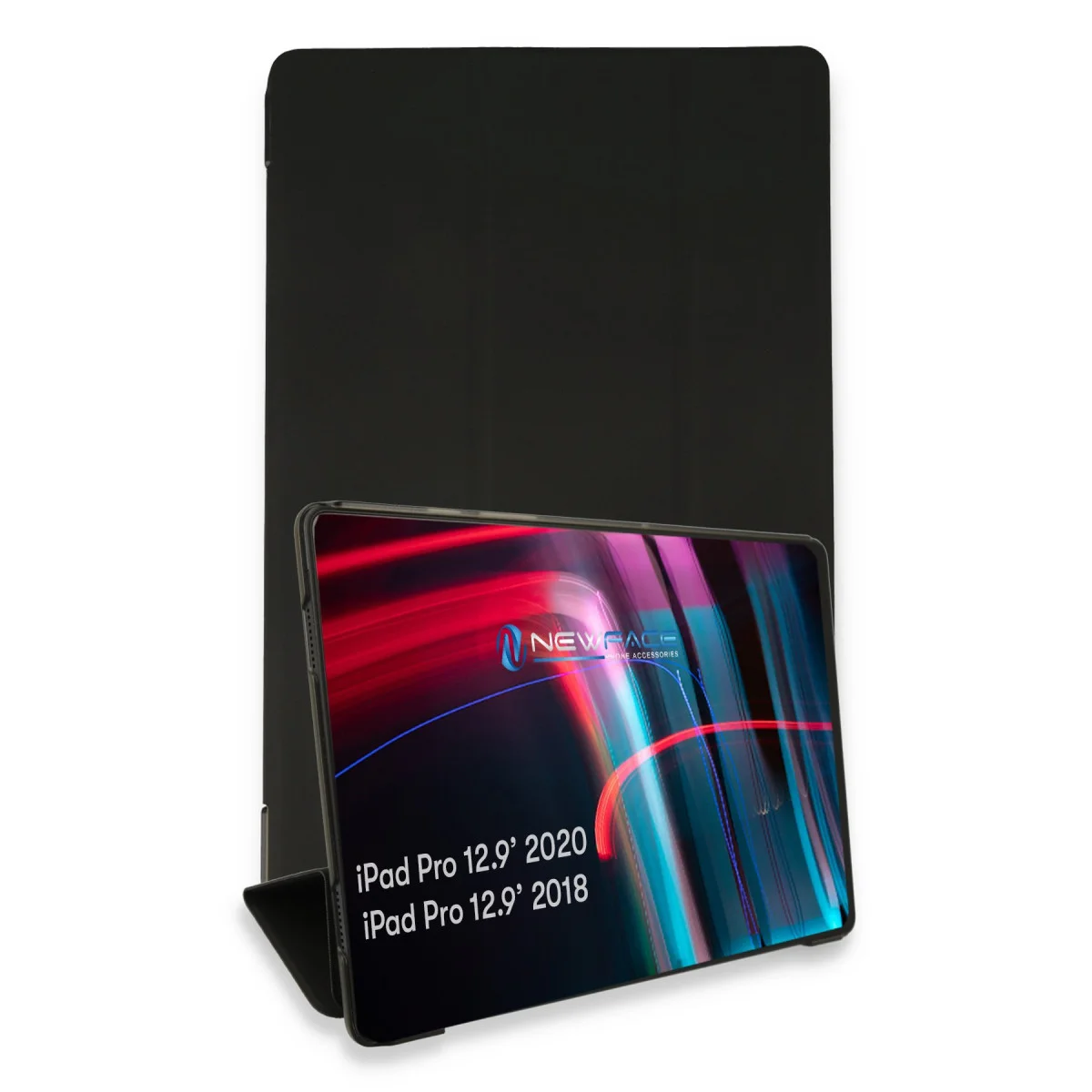 iPad Pro 12.9 (2021) Kılıf Tablet Smart Kılıf - Siyah