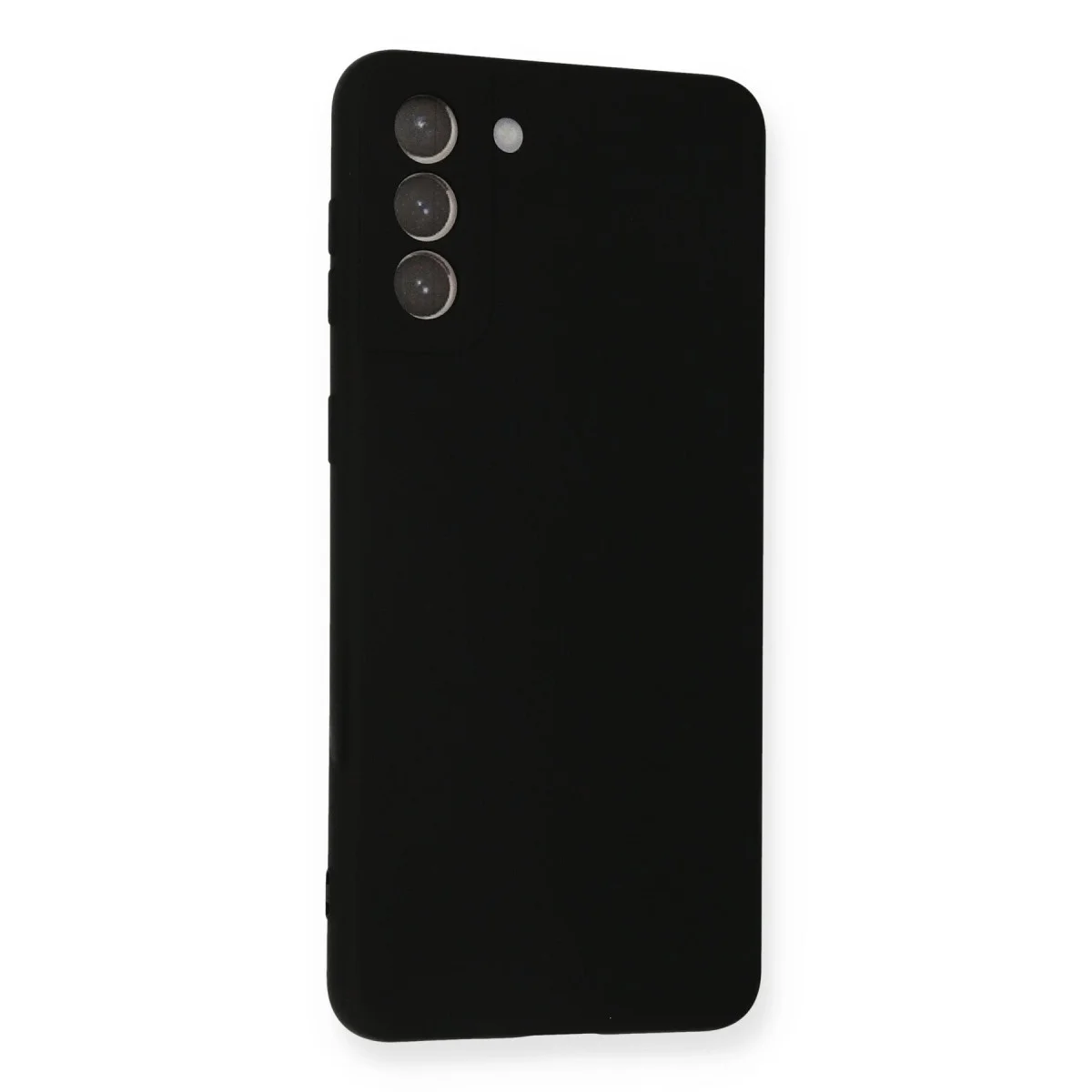 Galaxy S21 Plus Kılıf Nano içi Kadife Silikon - Siyah